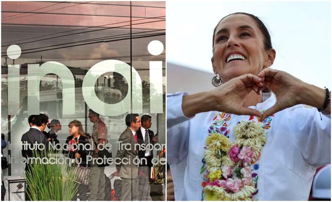 Inai / Claudia Sheinbaum. Foto: especial