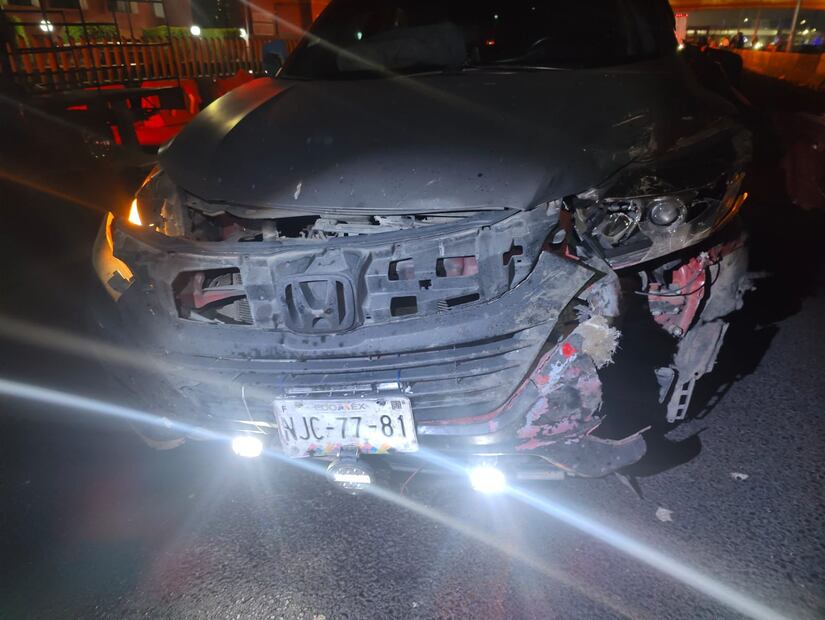 Choque en la autopista México-Puebla. FOTO: Especial/ EL UNIVERSAL/