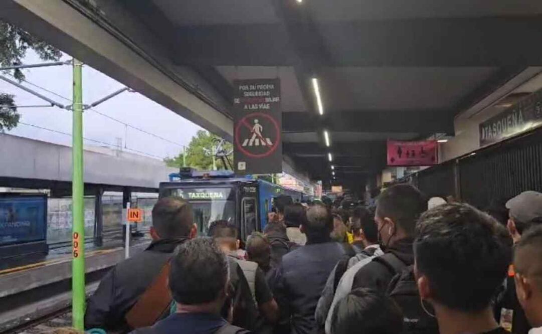 Trenes cargados de pasajeros sufren de contratiempos. Foto: Captura de pantalla
