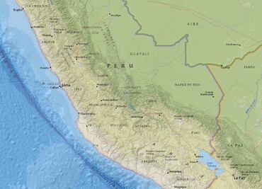 Se registra sismo de 7.1 en Perú