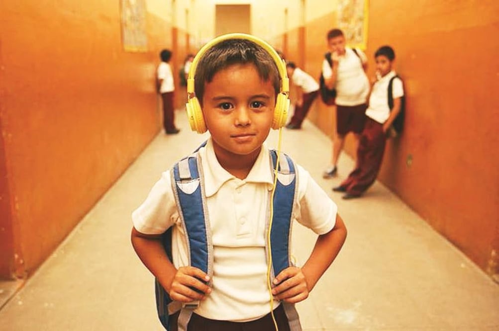 Martín tiene 10 años y, cuenta, casi siempre sale en el cuadro de honor (CORTESÍA SONY)