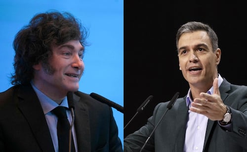 Javier Milei dice que Pedro Sánchez está "más sucio que una papa"; facilita "la inmigración descontrolada", dice