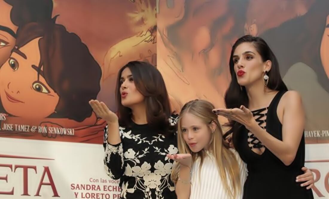 Sandra Echeverría and Loreto Peralta provided their voices to the characters in the Spanish version. (Photo: EFE)
