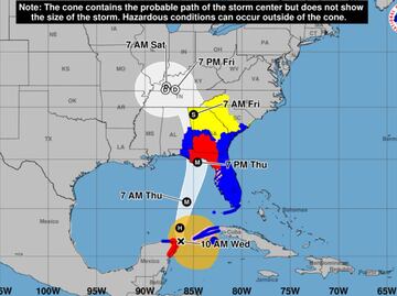 Helene se convierte en huracán categoría 3 en su camino hacia a Florida