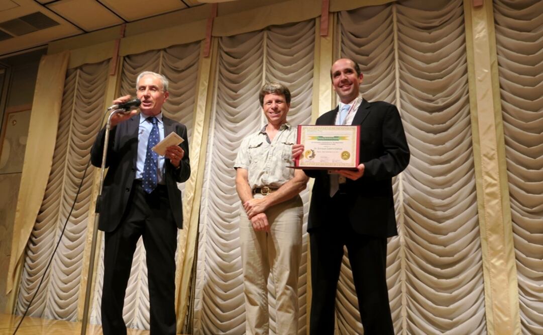 Enrique Castro Camus has a PhD in physics from the University of Oxford, he is also a full-time investigator at the Center for Optics Research (CIO) - Photo: Taken from CONACYT