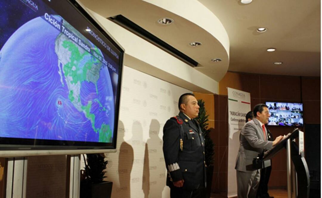 Conferencia de prensa de Conagua