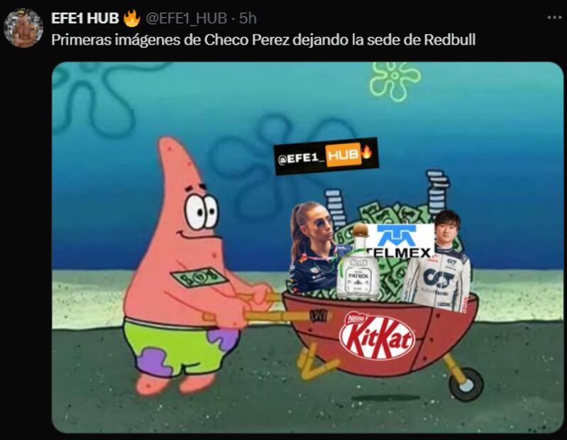 Los mejores memes de la salida de Checo Pérez de la Fórmula 1