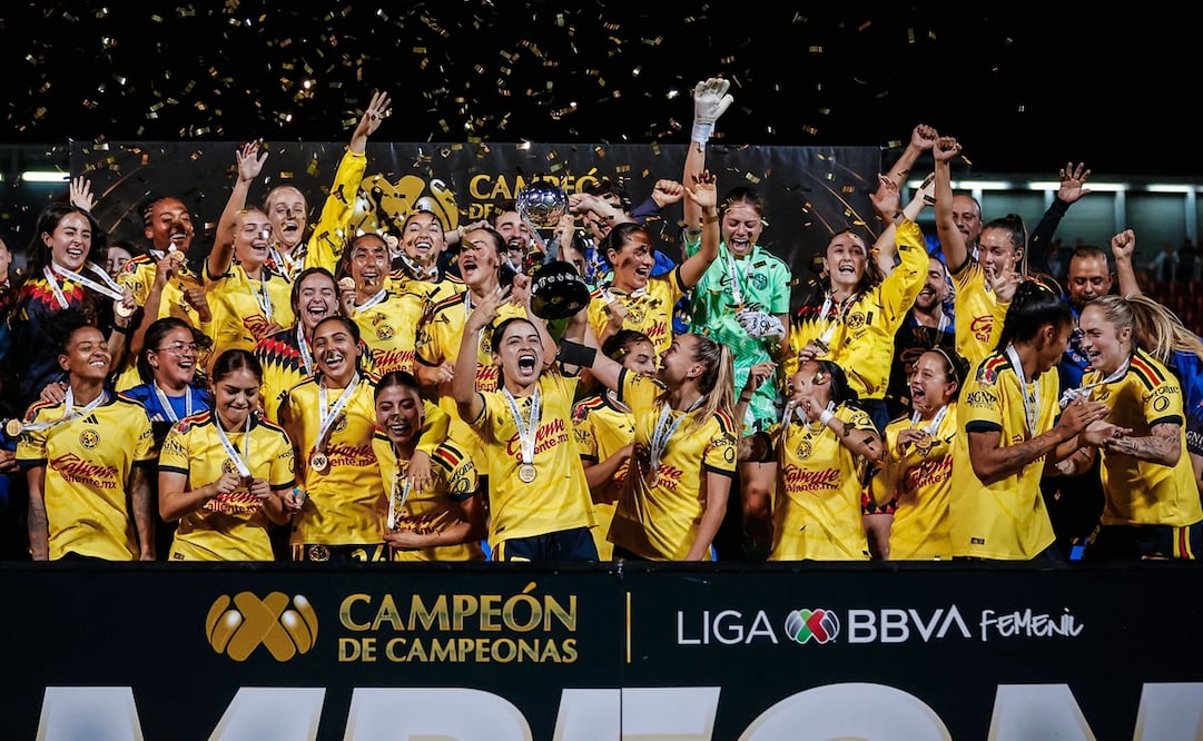 Las Águilas del América buscará el bicampeonato de la Liga MX Femenil. FOTO: @AmericaFemenil