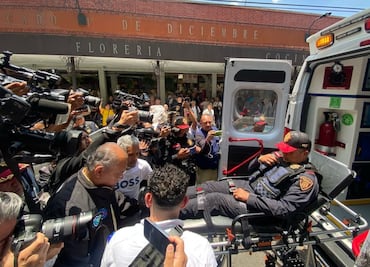 Riña entre franelero de mercado en Benito Juárez y oficial de PBI termina en batalla campal; policía es lesionado en la cabeza