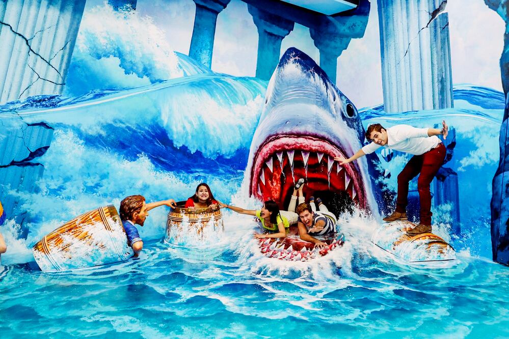 Trick Eye es el primer museo en mezclar arte tridimensional con realidad aumentada, utilizando la técnica  “trompe l'oeil”, cuyo significado en francés es “trampa para los ojos”. (Foto: Cortesía Museo Trick Eye)