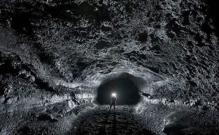 Recorre los túneles de lava del volcán Xitle en el Ajusco