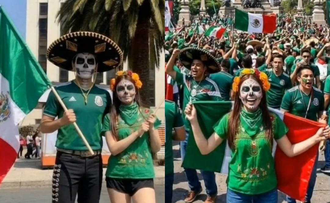 Este 22 de marzo se llevará a cabo el desfile de catrinas mundialistas. Imágenes ilustrativas. Fotos: captura de pantalla de la cuenta de @ach_CDMX
