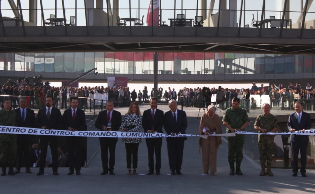 Corte de listón del C5i en Hidalgo. Foto: Blanca Gutiérrez/EL UNIVERSAL