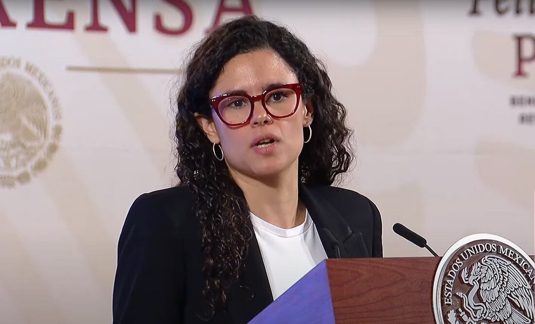 Luisa María Alcalde. Foto: Captura de pantalla