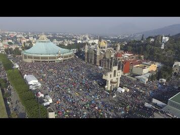 Así amaneció este miércoles en la Basílica de Guadalupe