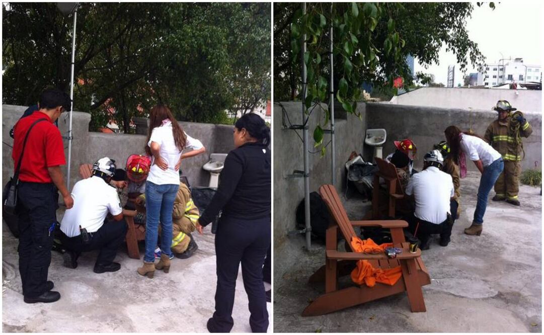 Elementos de la SSPDF y del Heroico Cuerpo de Bomberos acudieron al llamado de auxilio. (Foto: SSPDF)
