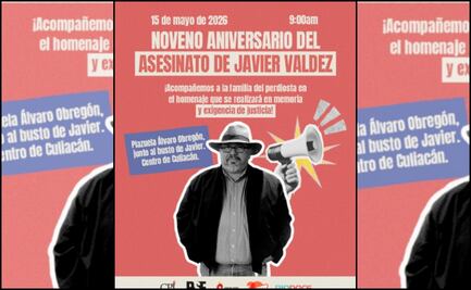Convocan a homenaje por aniversario de la muerte del periodista Javier Valdez; exigen justicia
