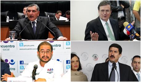 Van Adán Augusto, Ebrard, líder del PES y hasta Javier Corral y militares para pluris de Morena al Congreso