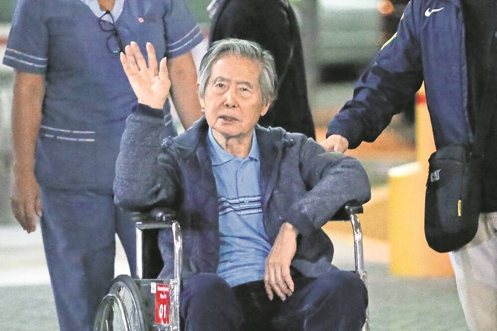 El ex- presidente de Perú Alberto Fujimori, en enero de 2018, en Lima. Foto: Archivo/ AFP