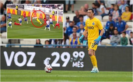 Espectacular doble atajada de Marchesín con el Porto