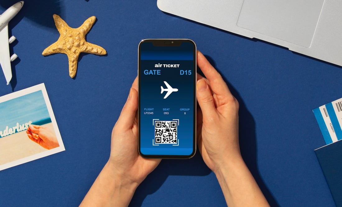 Guarda tus pases de abordar con un solo toque y accede a ellos desde tu iPhone. Foto: Freepik