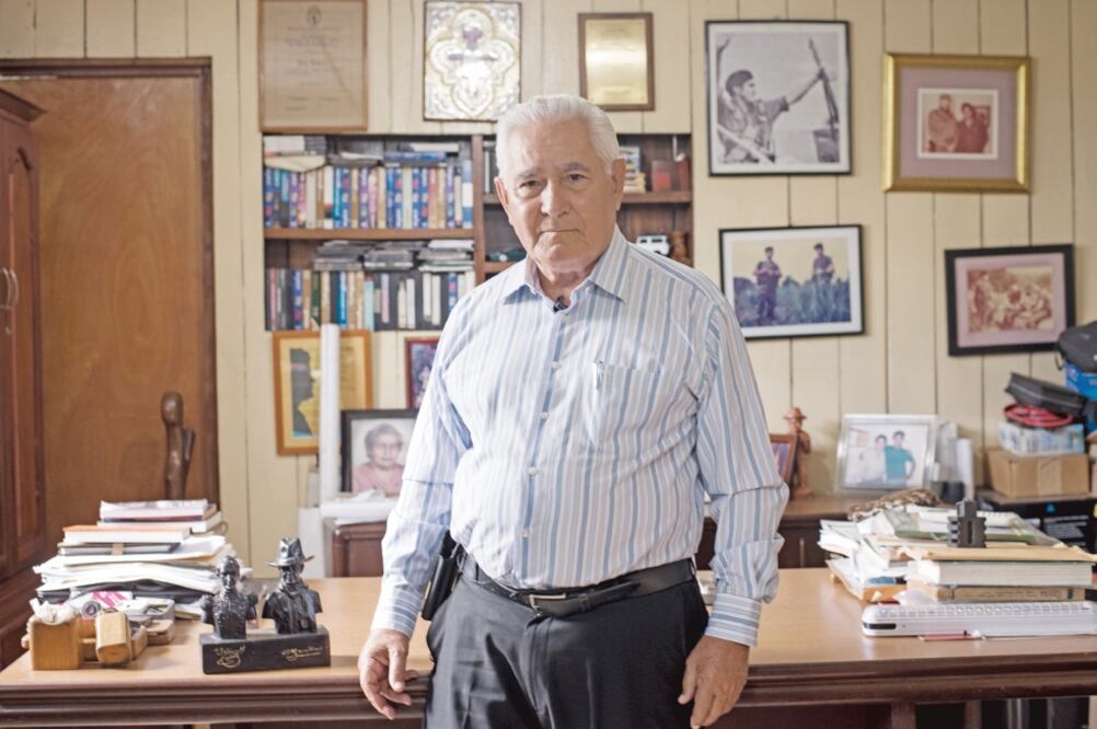 Comandante Cero, ex combatiente del Frente Sandinista de Liberación Nacional, Edén Pastora. Foto: JADER FLORES. EL UNIVERSAL