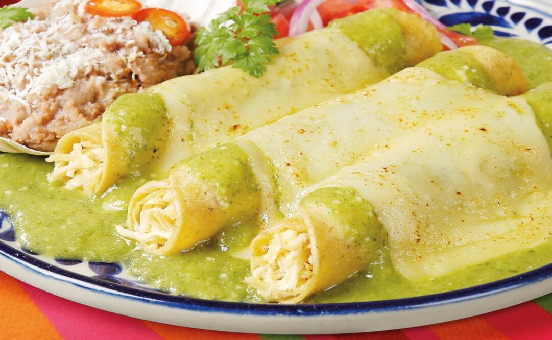 Enchiladas are a favorite among Mexicans - Photo: File Photo/EL UNIVERSAL