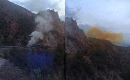 Cierran carretera en Sonora por derrame de químicos peligrosos