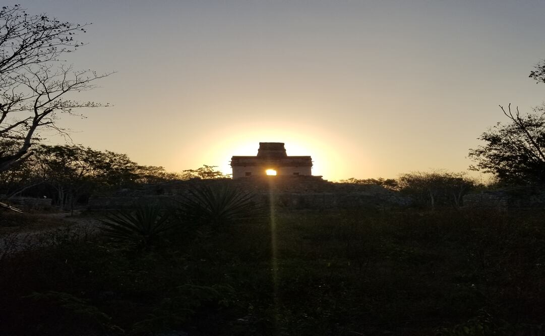 El castillo principal de las 7 muñecas de Dzibichaltun en Yucatán.  Foto: Yazmín Rodríguez