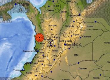 Sismo de magnitud 5.5 sacude Colombia este domingo