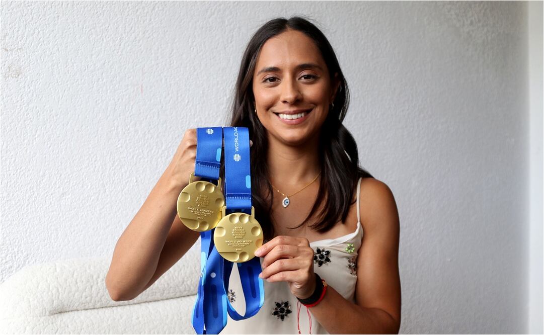 Jessica Sobrino entrena por la mañana y en las tardes da consultas como fisioterapeuta