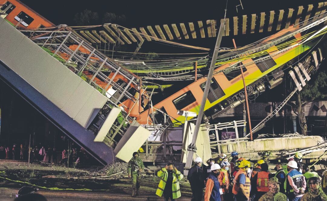 A casi cuatro años del desplome del tramo elevado Olivos-Tezonco, y a tres de que iniciara el proceso, dos exfuncionarios involucrados han muerto. ARCHIVO EL UNIVERSAL