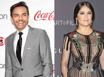 Salma se hace la chistosa con Derbez