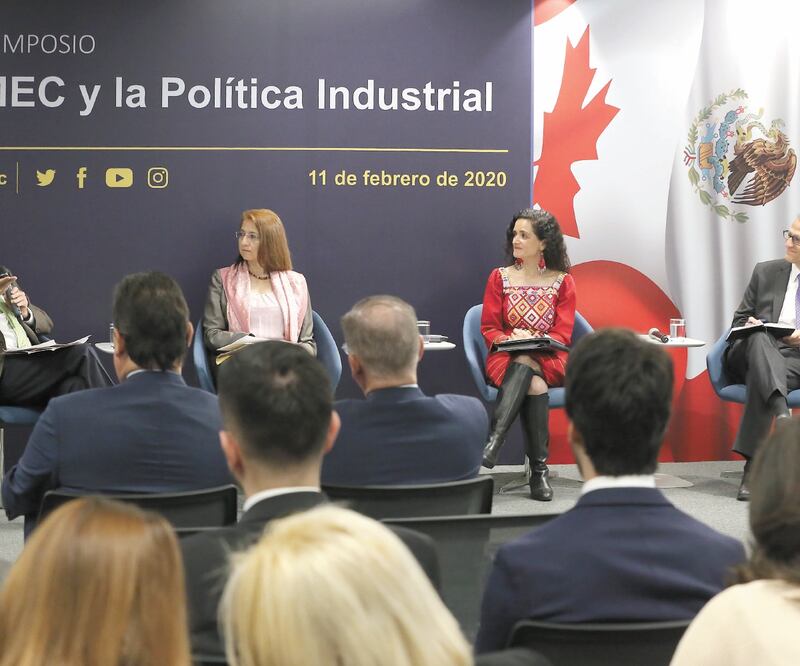 Durante el Primer Simposio sobre el T-MEC y la Política Industrial, los especialistas indicaron que el acuerdo protege al inversionista extranjero. CORTESÍA