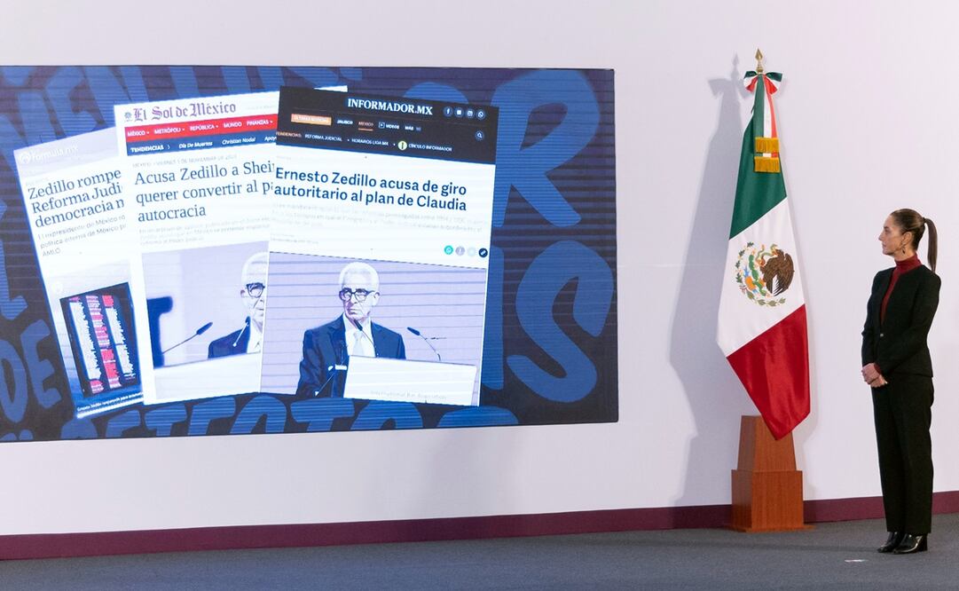 Conferencia presidencial del 04 de noviembre de 2024. Foto. Presidencia