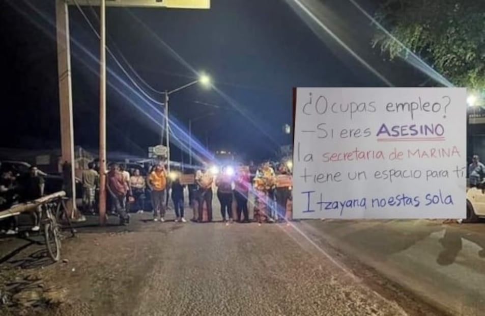 Exigen justicia para Itzayana Aguilar, joven asesinada por marino en BCS 