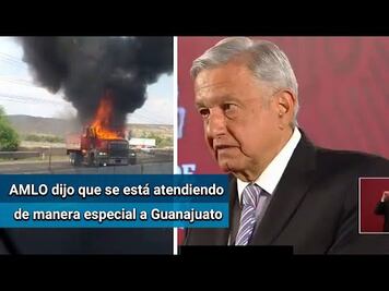 Bloqueos en Guanajuato no son reacción por tratar de detener a “El Marro”: AMLO