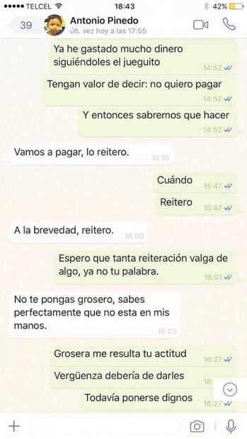 Ex consultor de Corral revela amenazas