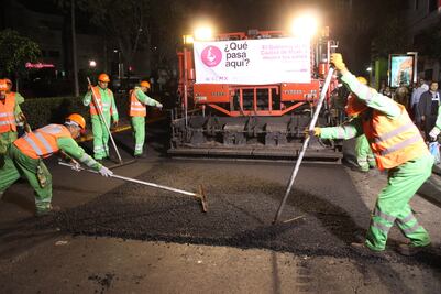 Con 'dragón', GDF reciclará pavimento