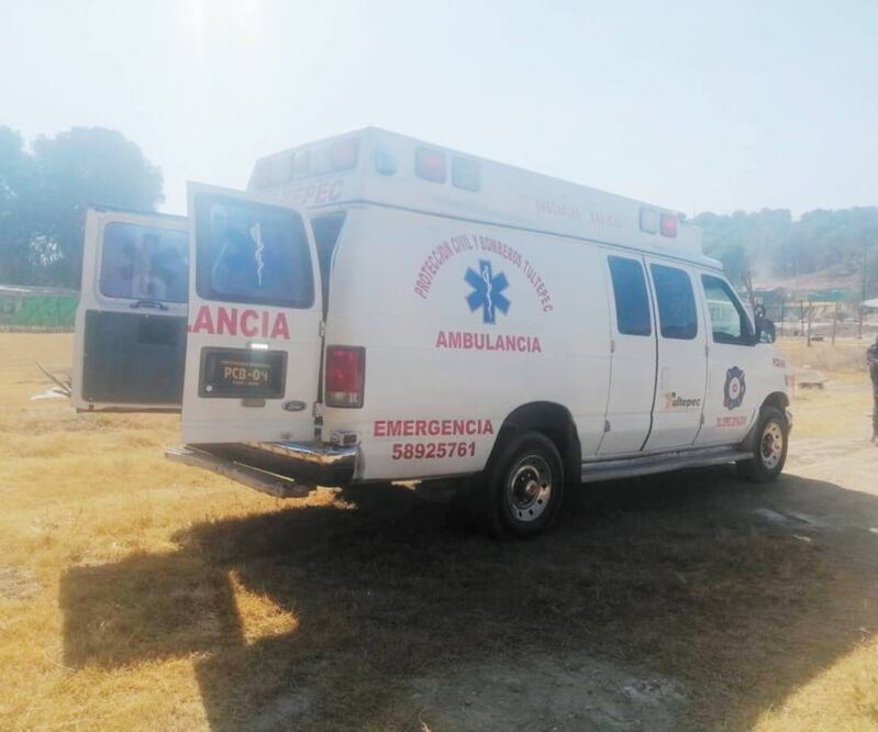 En trayecto. La mujer de 46 años falleció mientras era trasladada al Hospital Regional de Alta Especialidad en Zumpango. Foto/ESPECIAL