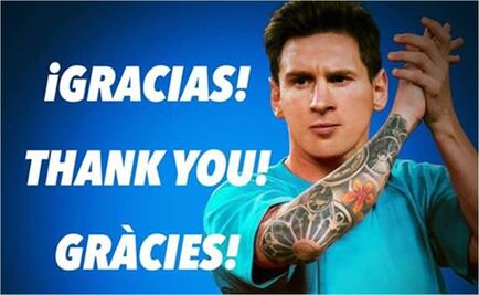 Messi agradece mensajes: lo más difícil es no poder jugar