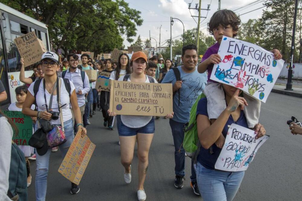 Activistas por el cambio climático alistan Anti COP. Foto: Demian Chávez