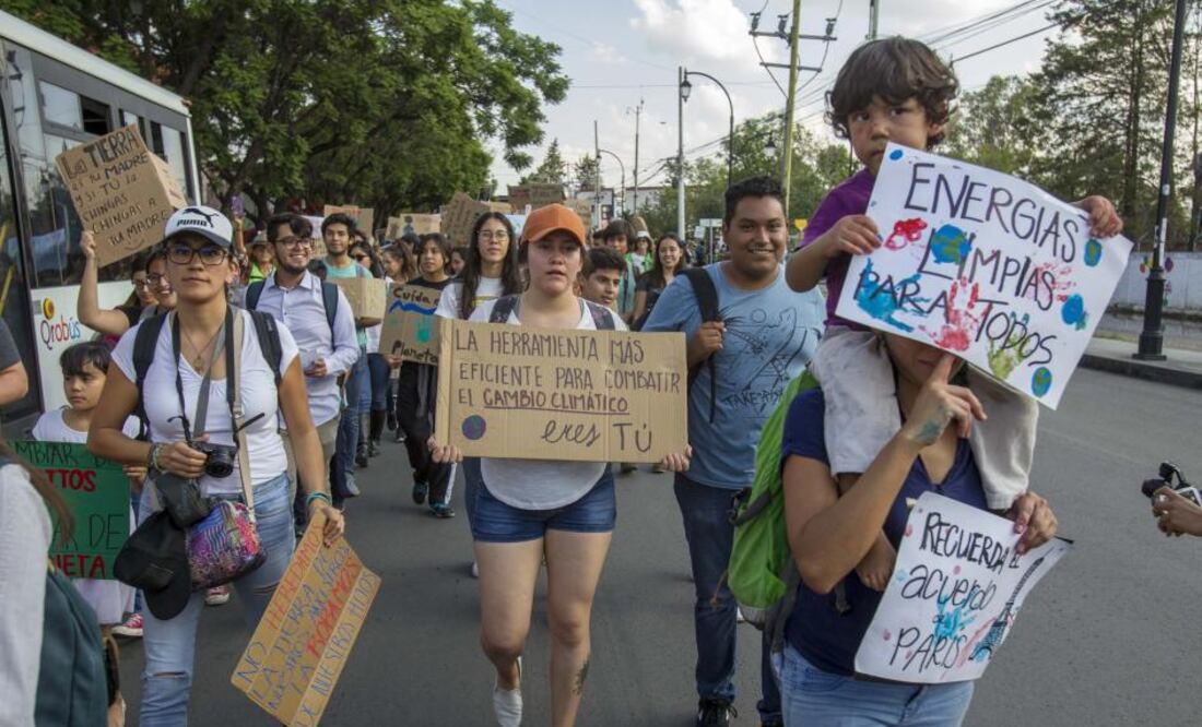 Activistas por el cambio climático alistan Anti COP. Foto: Demian Chávez