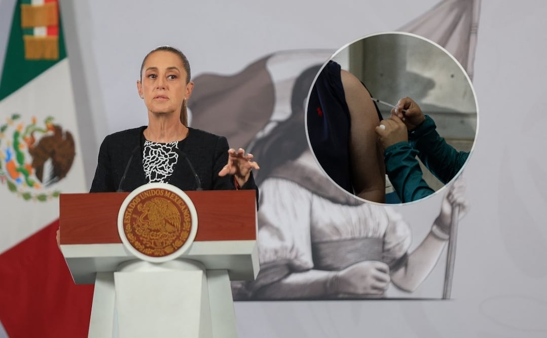 La presidenta Claudia Sheinbaum Pardo reconoció que en el país se ha registrado un incremento de casos de sarampión en algunos estados. Foto: Osmar Alvarado/El Universal