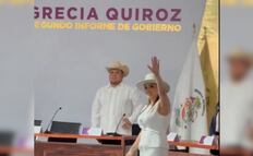 Grecia Quiroz recuerda a Carlos Manzo durante su segundo informe en Uruapan, Michoacán; “exigir justicia no significa venganza", dice