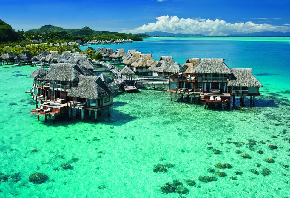 Bora Bora se unica al noroeste de Tahití. (Foto: Istock)