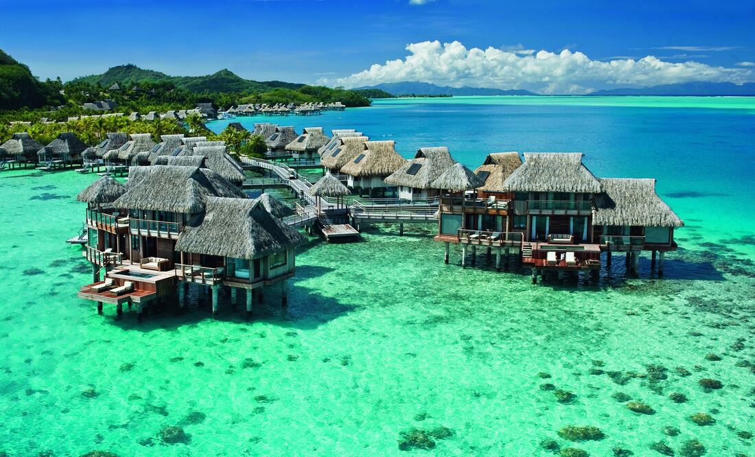 Bora Bora se unica al noroeste de Tahití. (Foto: Istock)