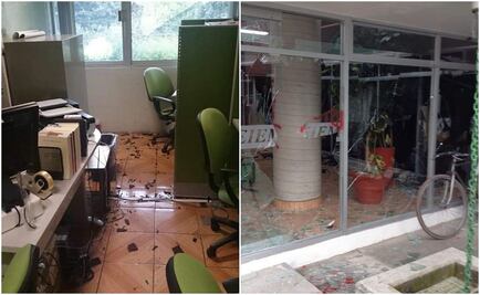 Presuntos normalistas vandalizan oficinas de servicios educativos en Toluca