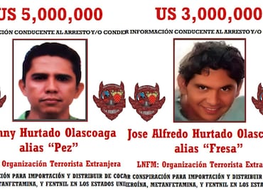 Ellos son "El Pez" y "La Fresa", líderes de La Nueva Familia Michoacana, por los que EU ofrece 8 mdd; trafican personas y drogas