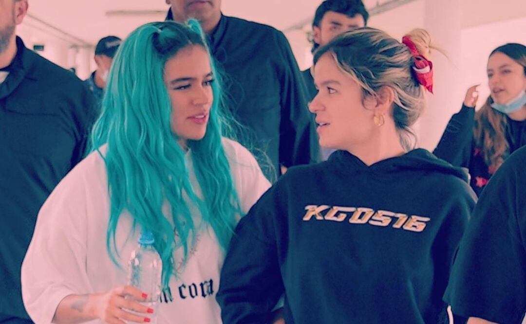 Karol G y su hermana. Fuente: Instagram @yegiraldo